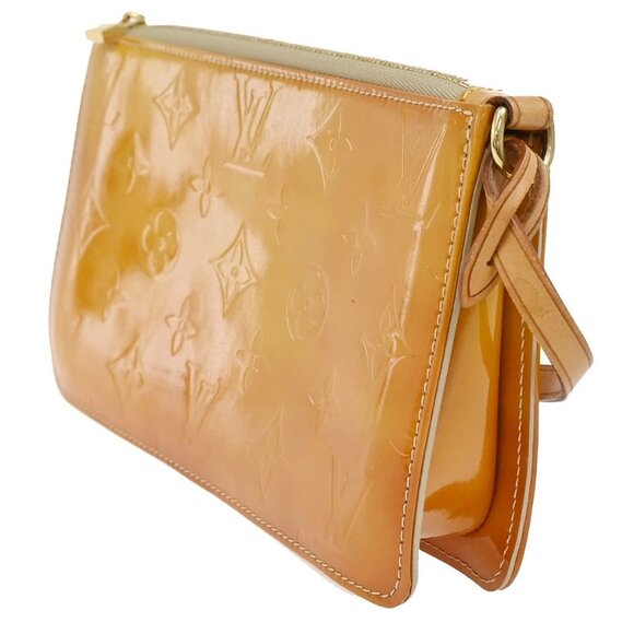 LOUIS VUITTON Flower Lexington Hand Bag Monogram Vernis Yellow M92246 64YH472 - Picture 2 of 13